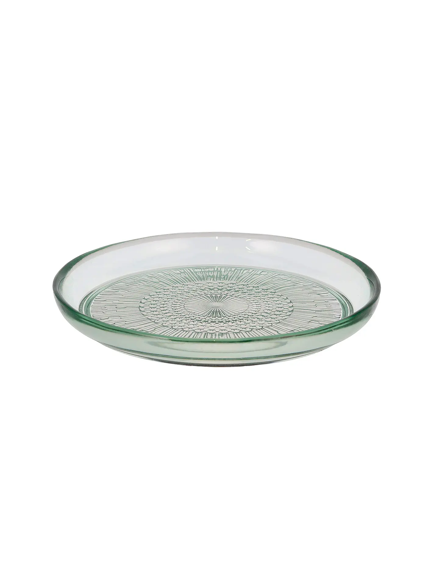 BITZ | Glasteller KUSINTHA 18cm Blau | hellgrün